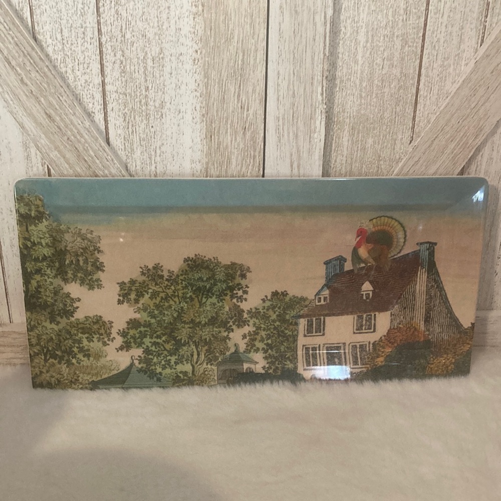 COPY - John Derian Target Small Melamine Rectangle Turkey Tray
